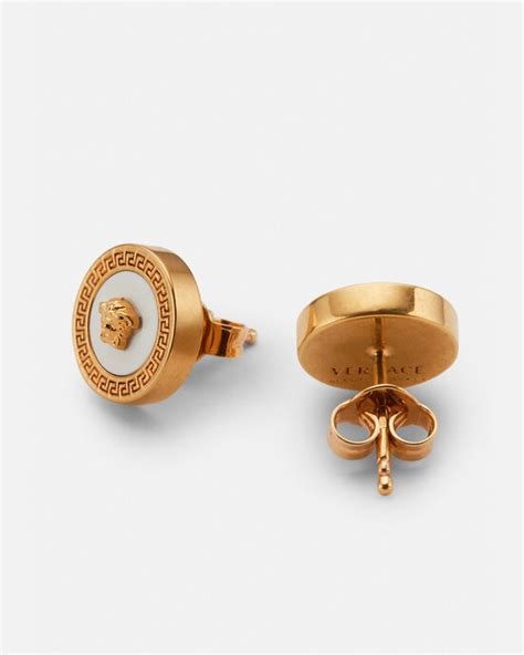 man ear versace|Versace earrings for men.